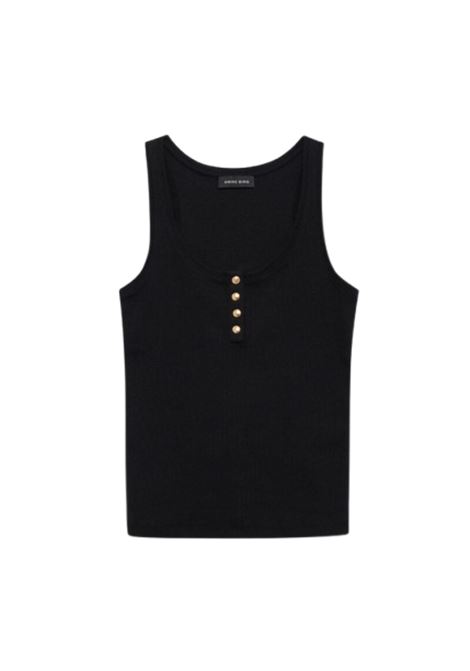 canotta alessia donna nera ANINE BING | A-08-10316BLK26